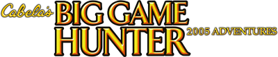 Cabela's Big Game Hunter 2005 Adventures logo for Playstation 2